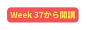 Week 37から開講